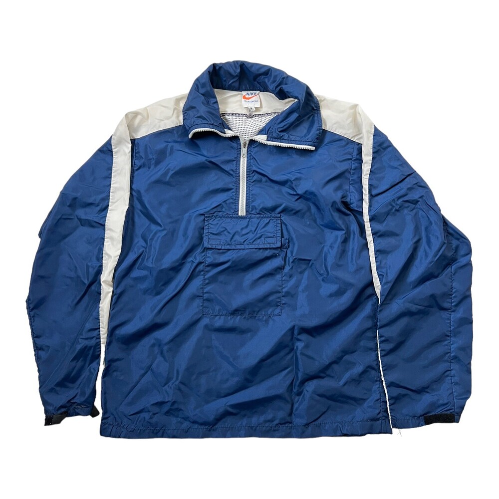 Vintage Sportswear Nike Windbreaker Jacket Size Small Blue White Tag 70s 80s